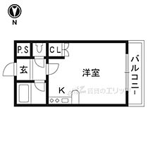 ビスタ千里丘V 101 ｜ 大阪府茨木市蔵垣内２丁目4-7（賃貸マンション1R・1階・19.00㎡） その2