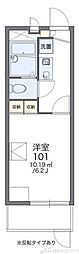 レオパレスラ・テール 2階1Kの間取り