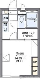 レオパレスミルキーウェイ 1Kの間取図画像