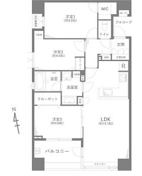 間取りを拡大表示