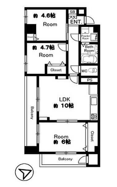 間取りを拡大表示