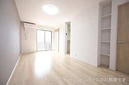 JR東北本線 古河駅 バス7分 西女沼下車 徒歩6分の賃貸アパート 1階1LDKのリビング/ダイニング