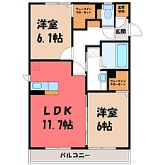 物件の間取り