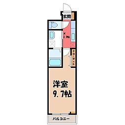 間取図画像 1K