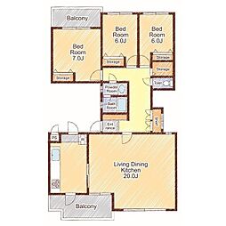 プライムコート中島 3階