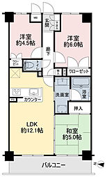 間取図画像 3LDK