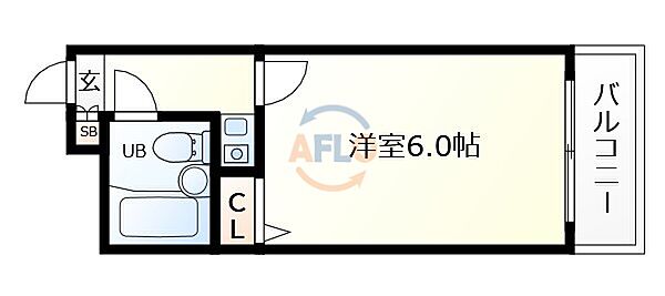 アクエルド大淀 907号室｜大阪府大阪市北区大淀中3丁目(賃貸マンション1K・9階・18.10㎡)の写真 その2