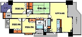 ライオンズマンション中津  ｜ 大阪府大阪市北区中津3丁目（賃貸マンション2LDK・5階・65.73㎡） その2