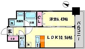 La Douceur天満  ｜ 大阪府大阪市北区同心2丁目（賃貸マンション1LDK・8階・41.26㎡） その2