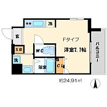 レジュールアッシュ梅田北  ｜ 大阪府大阪市北区本庄西1丁目（賃貸マンション1K・10階・24.91㎡） その2