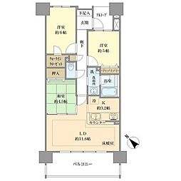 ルネサンス梅郷駅前 3LDKの間取図画像