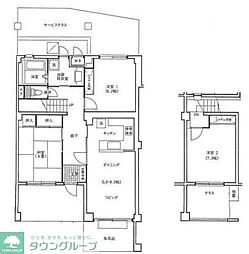 あさかヴィレッジスクエア棟 3LDKの間取図画像