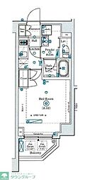 アネックス練馬高野台 1Kの間取図画像