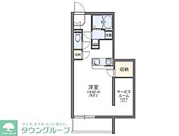 Maison Lumiere ワンルームの間取図画像