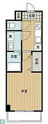 CREVISTA中板橋 1Kの間取図画像