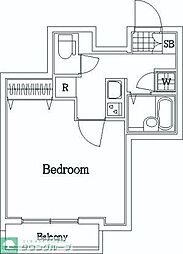 エテルノ板橋本町 1Kの間取図画像