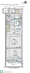 板橋区高島平7丁目マンション 2Kの間取図画像