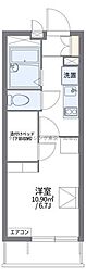 レオパレスラルジュ 1Kの間取図画像