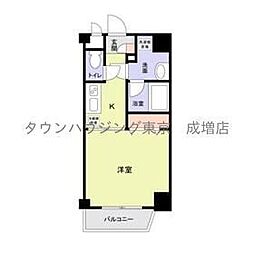 レジデンス東武練馬 1Kの間取図画像