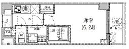 S-RESIDENCENarimasuCLAIR 1Kの間取図画像