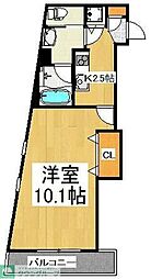 ゴールドクレスト 1Kの間取図画像