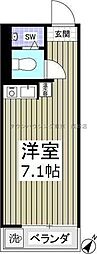 タクト成増 ワンルームの間取図画像