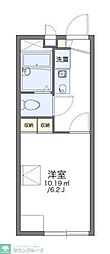 レオパレス第2大泉 1Kの間取図画像