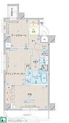 東武東上線 上板橋駅 徒歩10分の賃貸マンション 3階1SDKの間取り