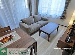 都営三田線 板橋区役所前駅 徒歩5分の賃貸マンション 4階1LDKのリビング/ダイニング