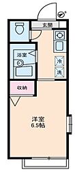 西武池袋線 練馬高野台駅 徒歩3分の賃貸アパート 1階1Kの間取り