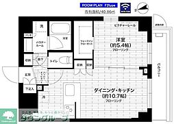 グランドコンシェルジュ練馬中村橋アジールコート 1階1LDKの間取り