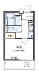都営三田線 新高島平駅 徒歩3分の賃貸マンション 1階1Kの間取り