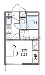都営三田線 志村三丁目駅 徒歩6分の賃貸アパート 2階1Kの間取り