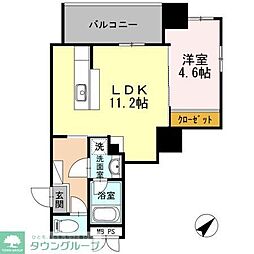 都営三田線 志村坂上駅 徒歩2分の賃貸マンション 2階1LDKの間取り