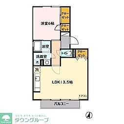 アーバンライフ1 1LDKの間取図画像