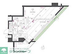 ZOOM練馬高野台 1LDKの間取図画像