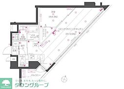 ZOOM練馬高野台 1LDKの間取図画像
