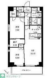 ザ・ケンジントン・レジデンスときわ台 2LDKの間取図画像