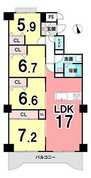 間取りを拡大表示