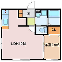 ＮＯＢＬＥ　I 1B ｜ 三重県四日市市富田一色町（賃貸アパート1LDK・1階・30.04㎡） その2