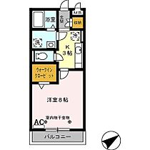 セーリング V　B 305 ｜ 三重県四日市市大字羽津（賃貸アパート1K・3階・30.03㎡） その2