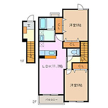 ソレアード　I 201 ｜ 三重県四日市市大字羽津（賃貸アパート2LDK・2階・58.48㎡） その2