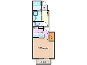 メゾンレクレール 102 ｜ 三重県四日市市八田１丁目（賃貸アパート1R・1階・33.15㎡） その2