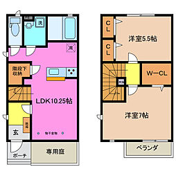 川越富洲原駅 6.5万円