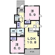 サンペドロＢ 101 ｜ 三重県三重郡朝日町大字縄生（賃貸アパート2LDK・1階・53.81㎡） その2