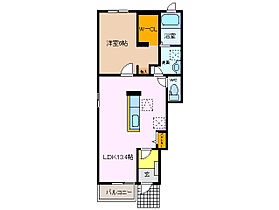 ウィン　ボア　ソルテ 101 ｜ 三重県四日市市西富田町（賃貸アパート1LDK・1階・47.08㎡） その2