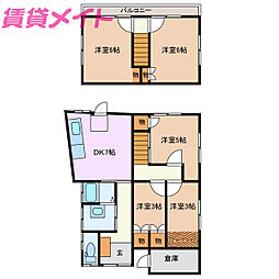 🉐敷金礼金0円！🉐豊田一色533-3貸家