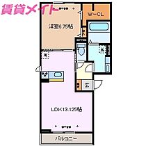 三重県四日市市滝川町（賃貸アパート1LDK・3階・49.21㎡） その2