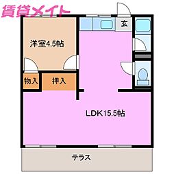 間取図画像 1LDK