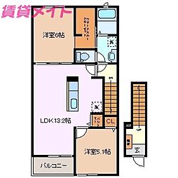 チェリーコート104Ｃ 2階
